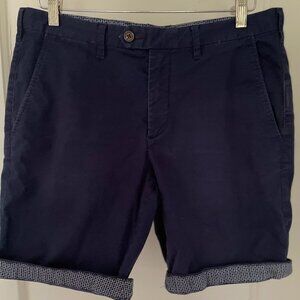 Ted Baker London Navy Blue Shorts 33 R